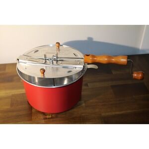 Whirley Pop Aluminum Stove Top Popcorn Popper 6 qt. Capacity Wabash Valley Farms